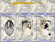 Tablet Screenshot of highfieldshelties.com